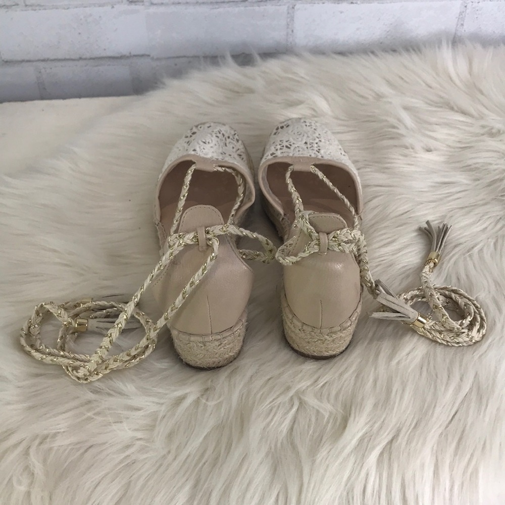 NWT Nanette Lepore Bitsy Lace Platform Espadrilles - Picture 7 of 7